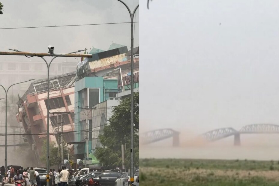 Miles de personas heridas y al menos 23 muertas tras un fuerte terremoto que afectó al sudeste asiático.