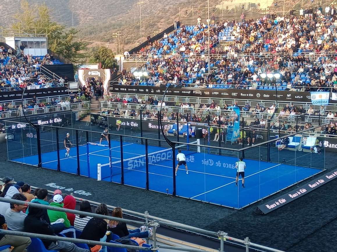 Las finales del Santiago Premier Pádel P1 se disputarán el lunes.