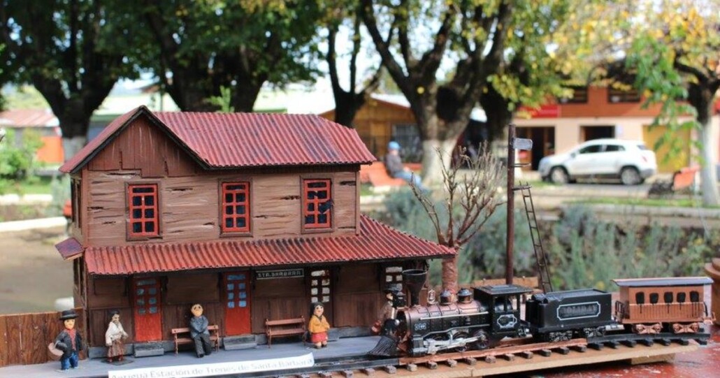 La memoria del tren en Santa Bárbara: La estación final del ramal en el Biobío.