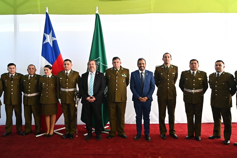 Carabineros de la 62ª Comisaría de San Bernardo llevó a cabo la celebración de ascensos del Personal de Nombramiento Institucional.