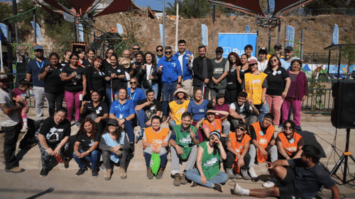 Inauguran plaza para hacer frente a las olas de calor en Las Tres Villas.
