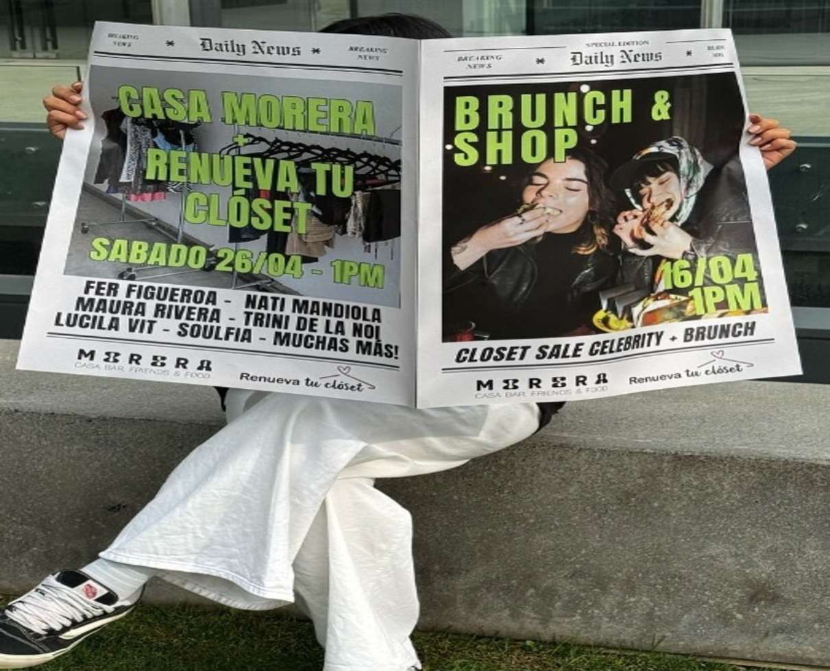 Adquiere ropa de segunda mano con descuentos de hasta el 70% en Casa Morera Bar de Vitacura.