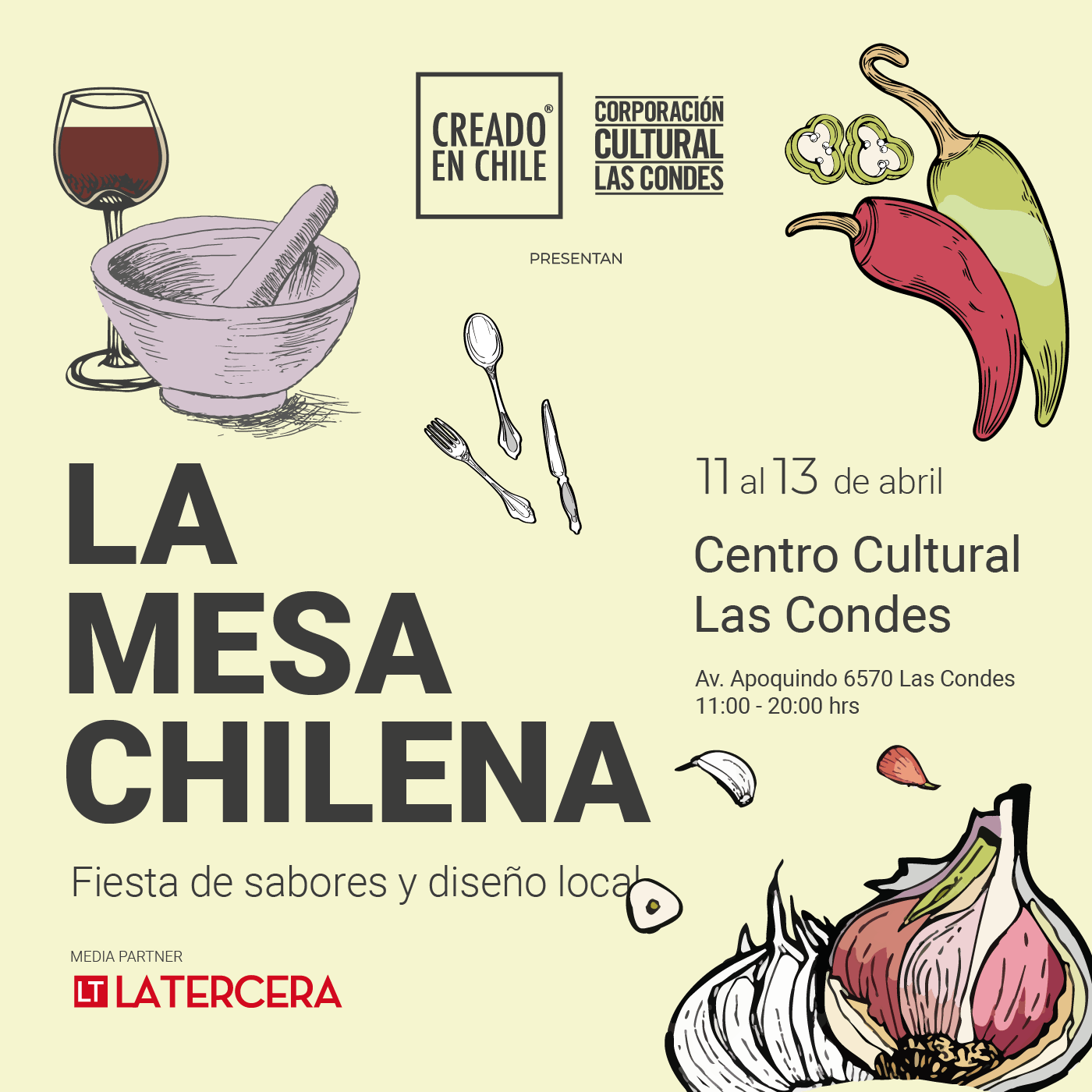 Celebración de sabores y diseño autóctono en Las Condes.