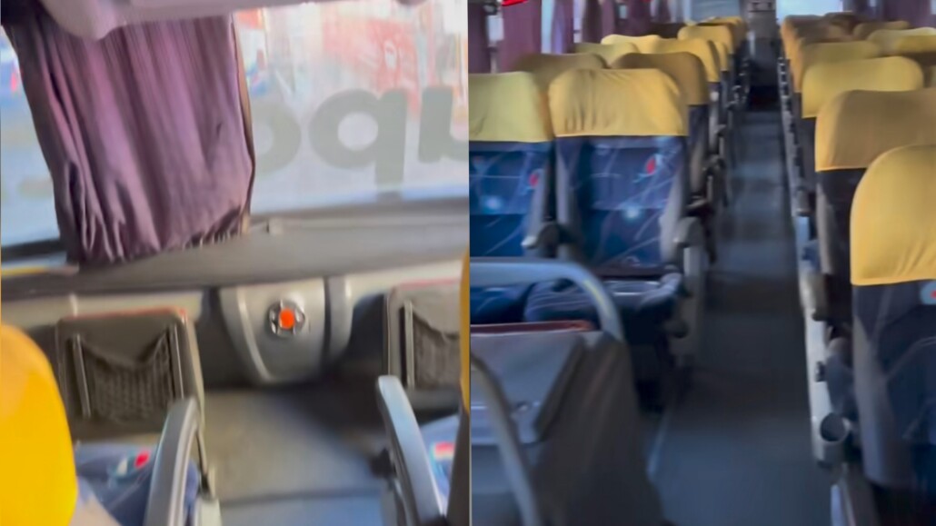 Mujer se quedó atrapada en un bus hacia Santiago al quedarse dormida durante el trayecto.