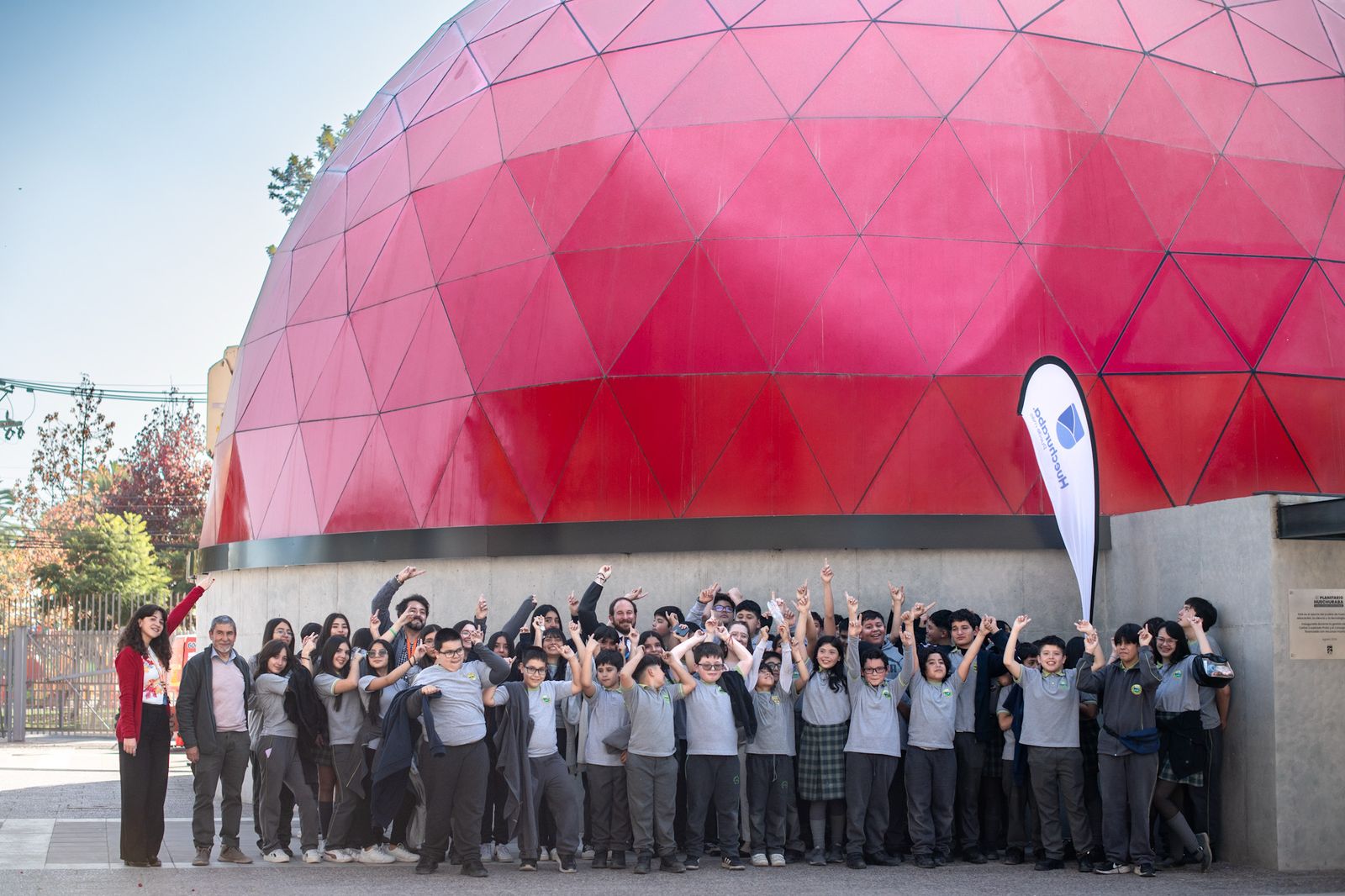 Teresa Paneque ofreció una charla a estudiantes de Huechuraba.