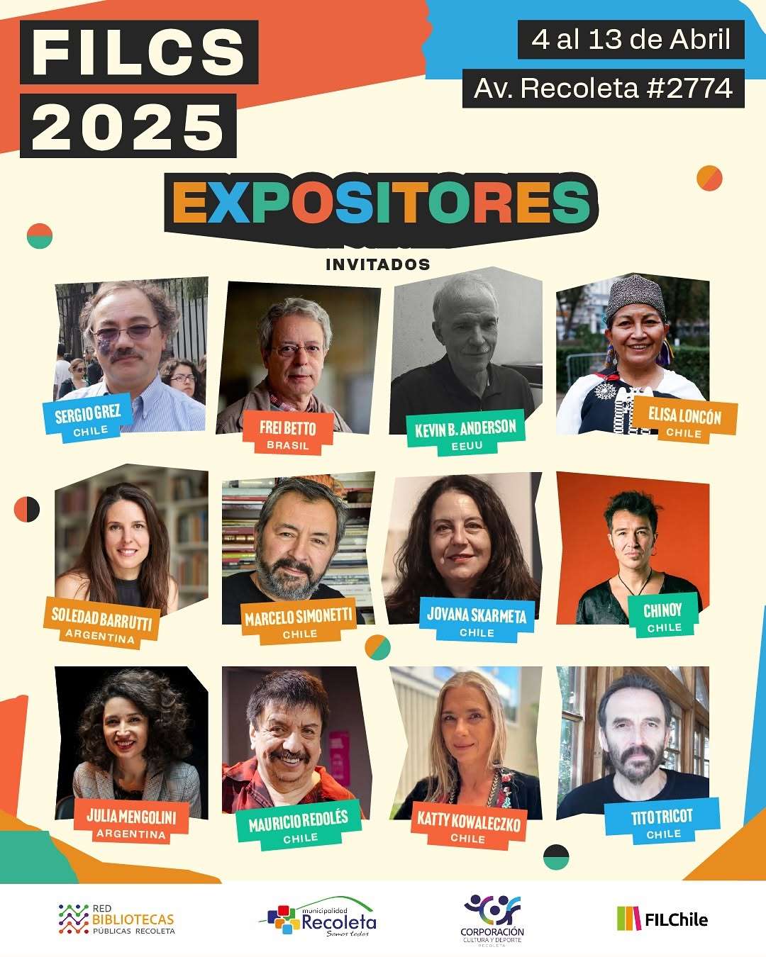 Recoleta presentó la nueva edición de la Feria Internacional del Libro.