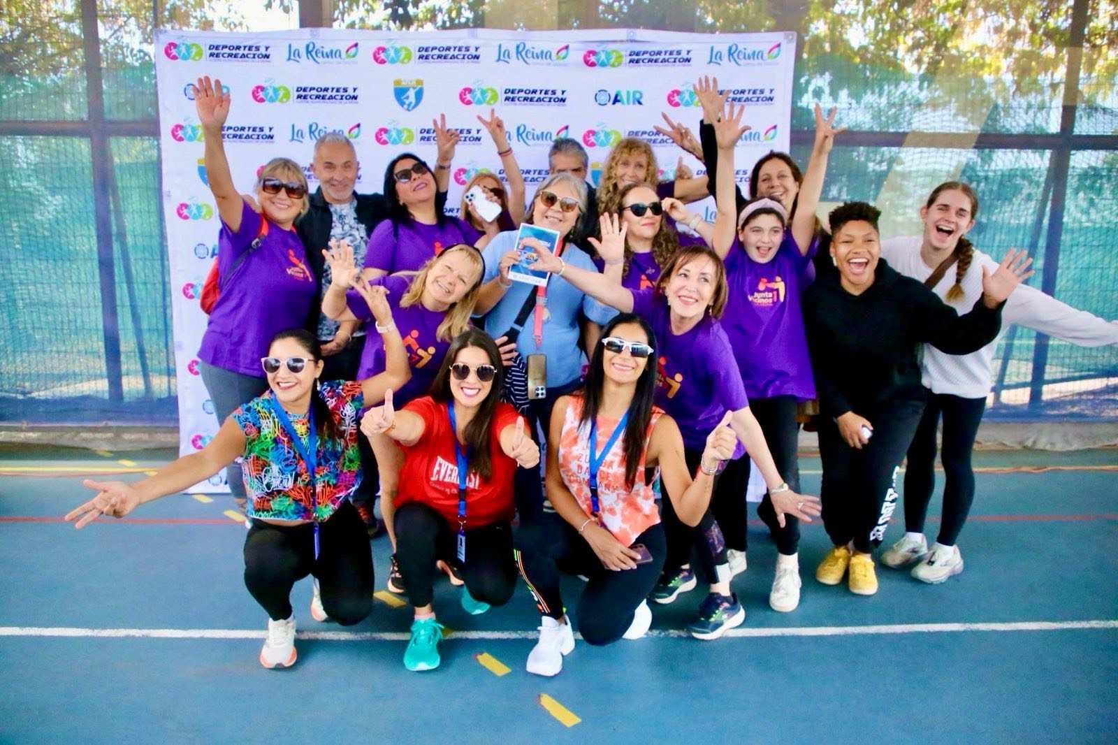 La Reina clausuró el Mes del Deporte con talleres gratuitos.