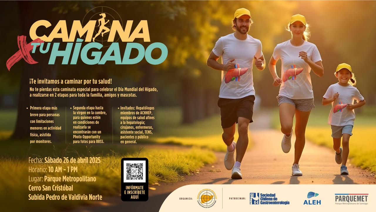 Marcha en conmemoración del Día Mundial del Hígado.