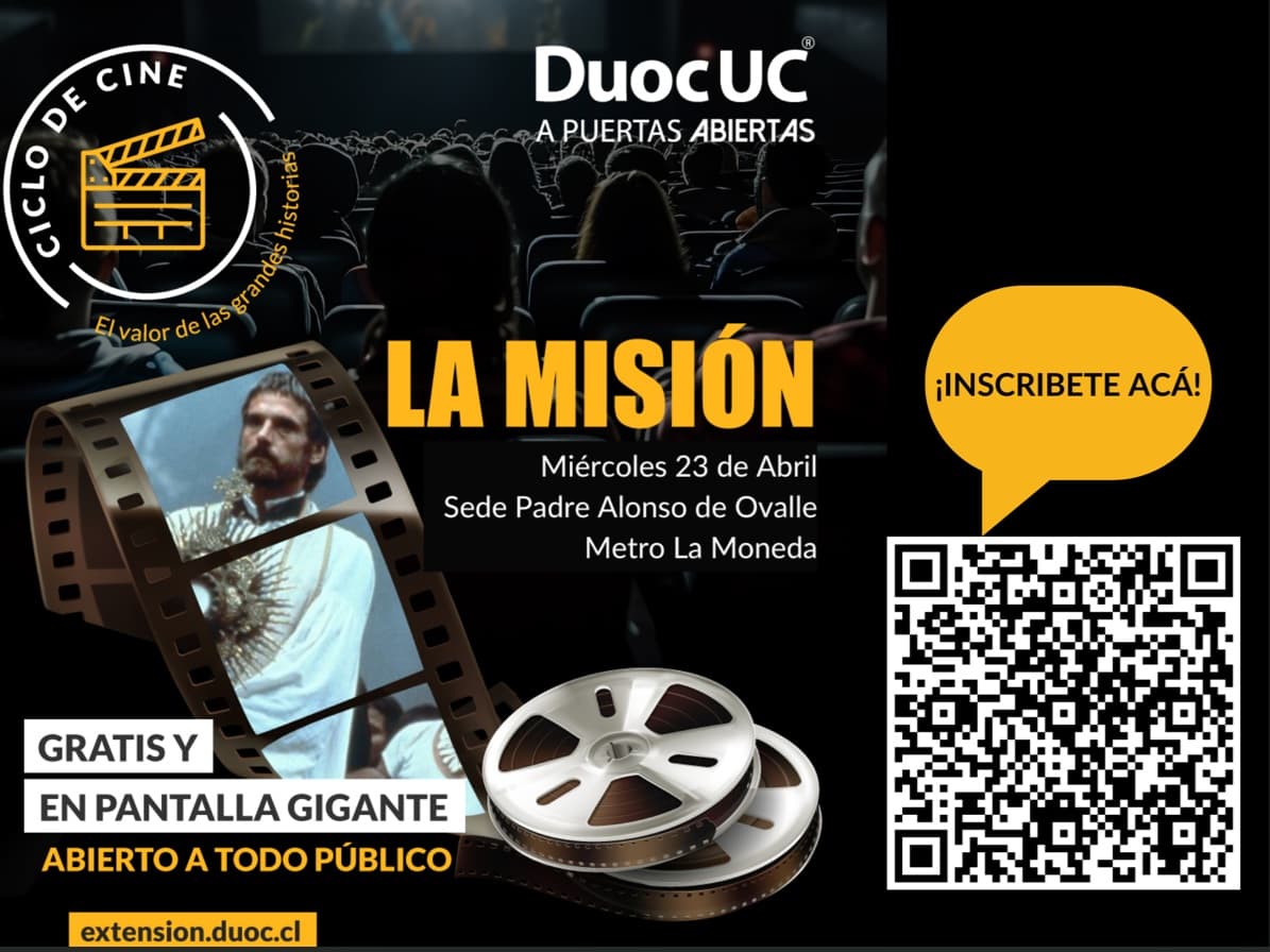 Actividades de Duoc UC en la sede Padre Alonso de Ovalle para abril.