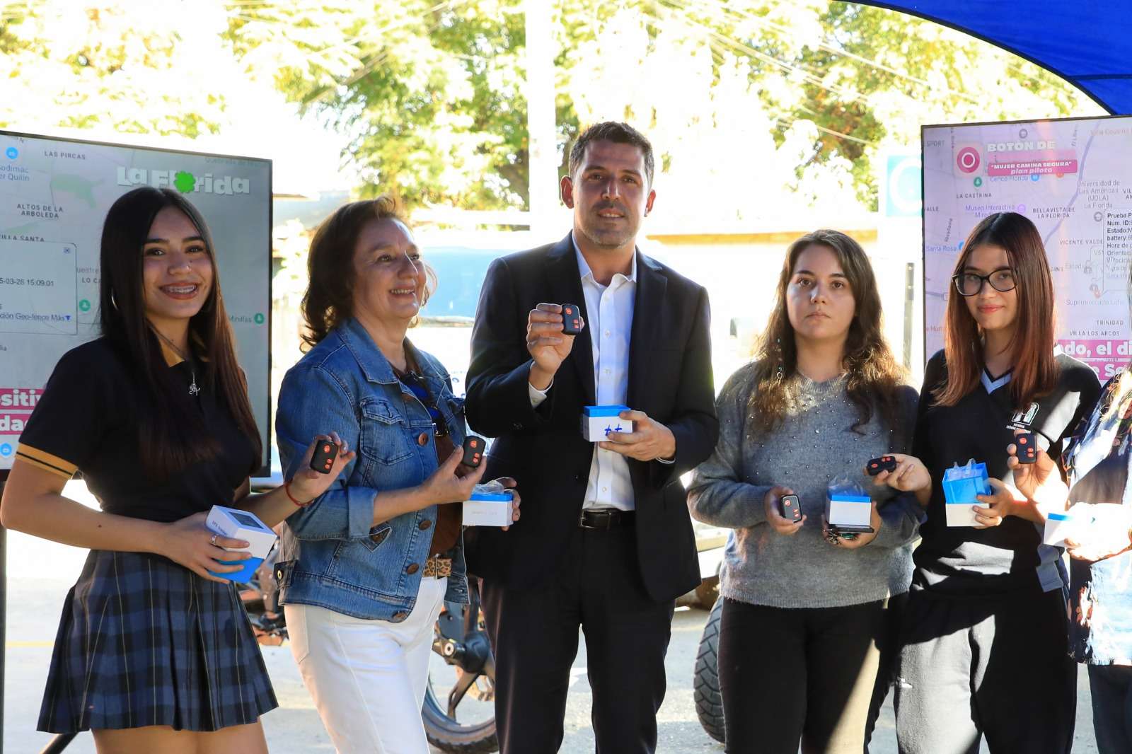 La Florida presenta el botón de emergencia «Mujer Camina Segura».