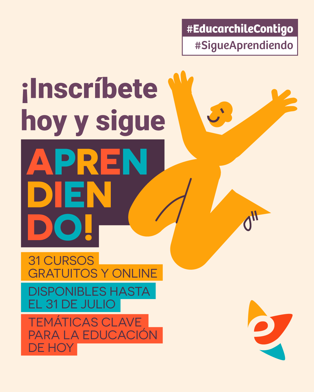 EducarChile da inicio a las inscripciones para sus cursos del año 2025.