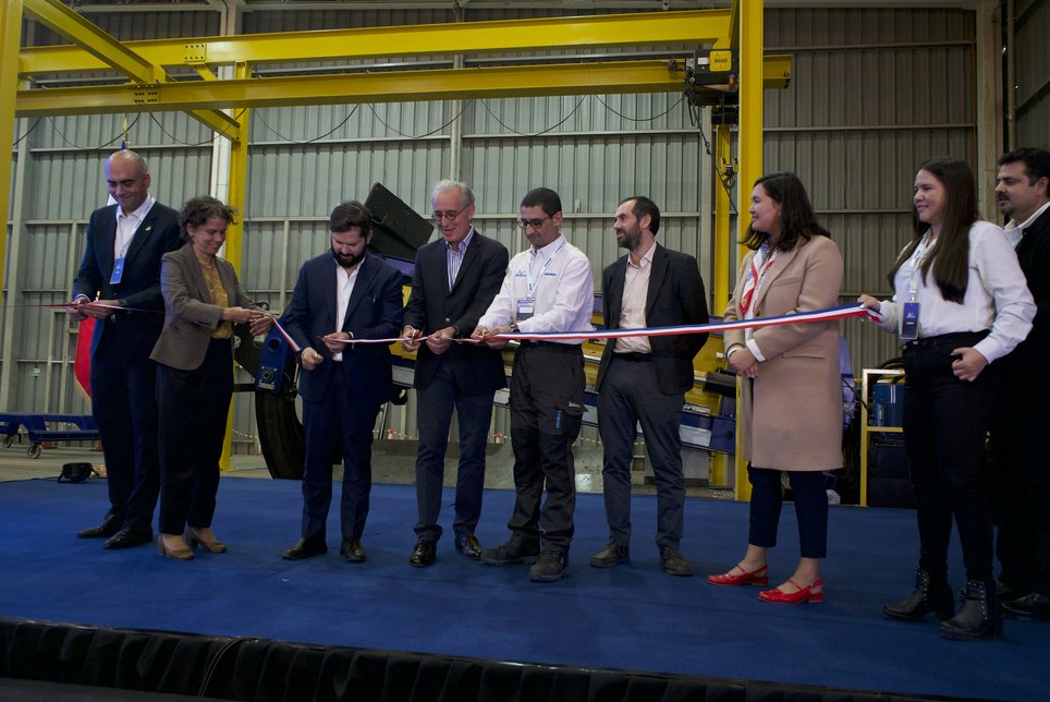 Michelin abrió su primera fábrica de reciclaje de neumáticos.