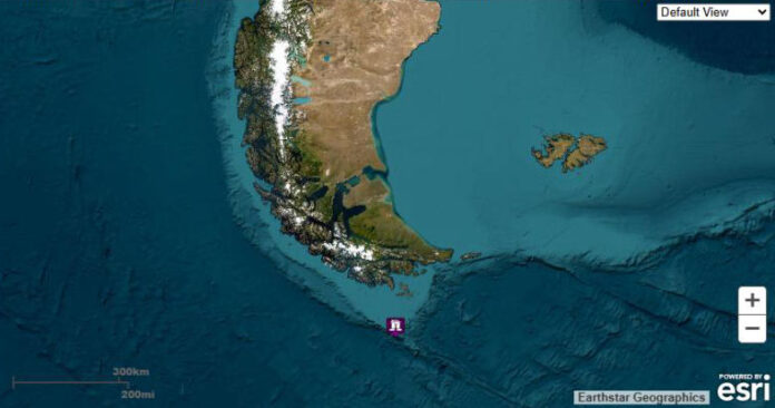 Senapred informa sobre los horarios de llegada del oleaje a las costas de Magallanes.