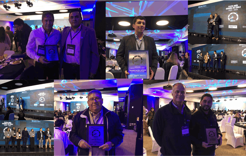 Premiación de la Flota más Segura de Chile RAEV 2025.