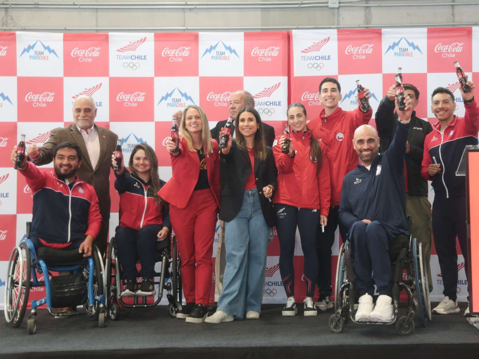 Coca-Cola renueva su patrocinio con Team Chile y Team ParaChile.