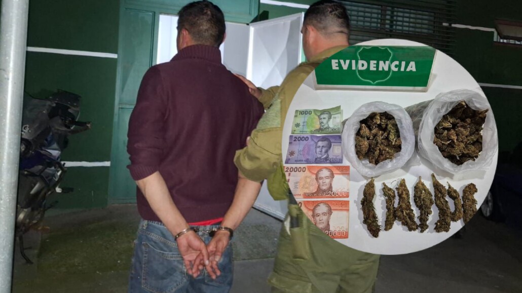 Fiscalización en la Ruta 5 Sur concluye con incautación de droga y la detención de dos extranjeros.