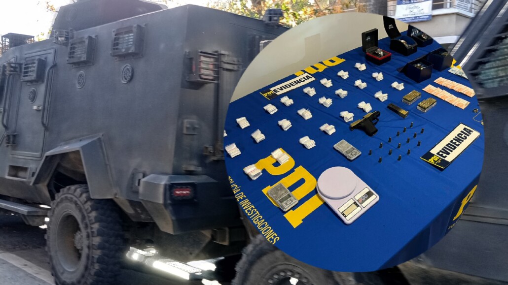 Detenida una persona tras allanamientos en Los Ángeles: la barbería funcionaba como fachada.