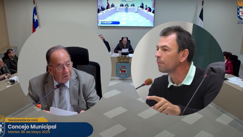 Tenso instante en el Concejo Municipal de Los Ángeles entre el concejal y el alcalde: “En este lugar no está en su propiedad. Aquí usted no manda.»