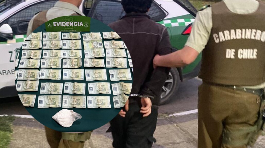 Peligrosa persecución en Nacimiento culmina con la detención de un extranjero y la incautación de droga.