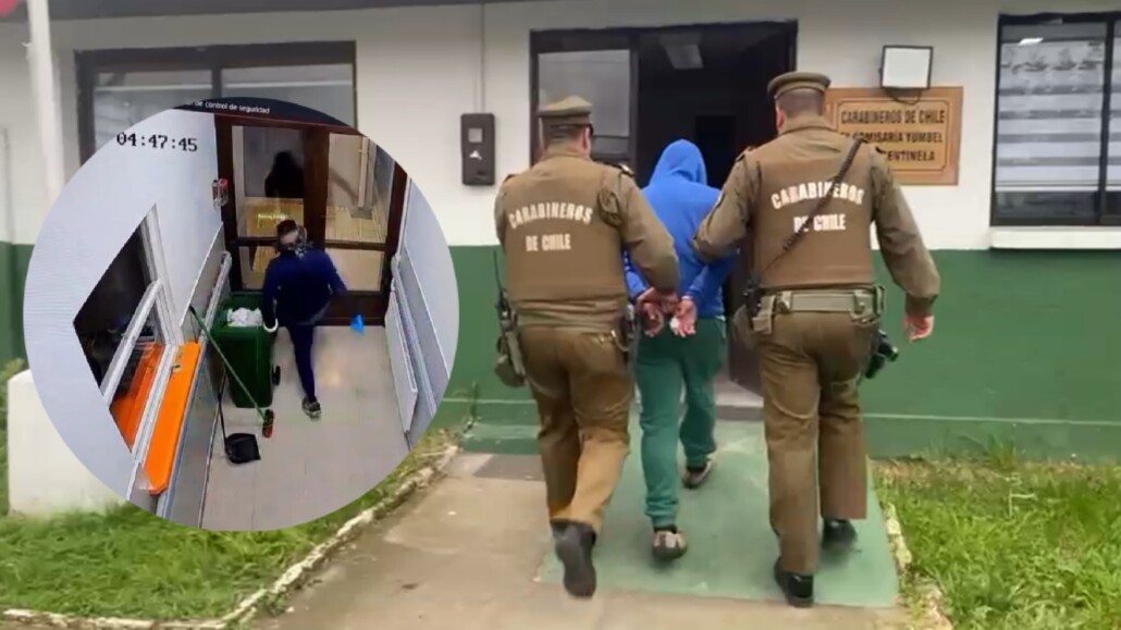 Detienen a un delincuente que amenazó y agredió con un cuchillo a funcionarios de un Cesfam en Yumbel.