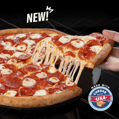 Melt Pizzas: Mozzarella importada en forma de esferas.