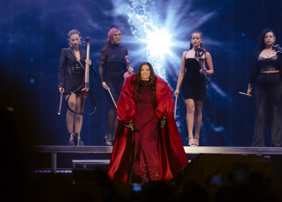 Myriam Hernández dejó una huella histórica en el Estadio Nacional.