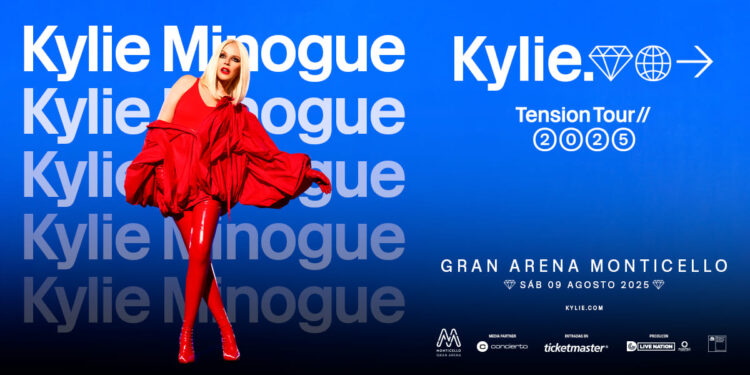 Entradas disponibles para ver a Kylie Minogue en la Gran Arena Monticello.