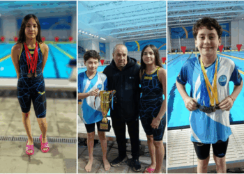 Notable desempeño del Club Natal de Talca en el campeonato nacional de natación.