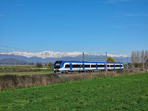 Señalización para los trenes de Melipilla y Batuco.