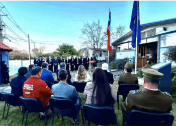 Ceremonia del aniversario de la PDI.
