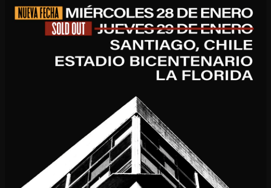 Nueva fecha para el concierto de My Chemical Romance