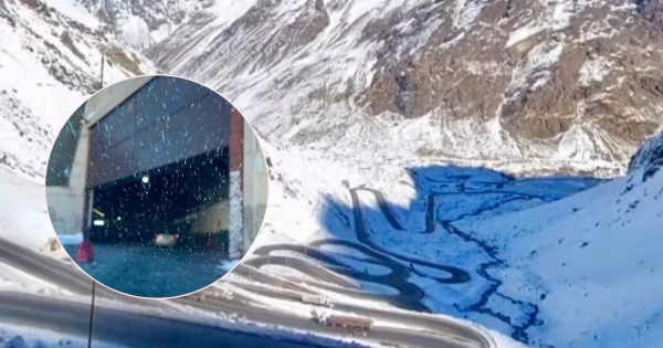 Cerraron preventivamente el Paso Cristo Redentor por mal tiempo.