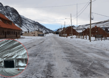 Se abre el paso Cristo Redentor después de varios días cerrado por el sistema frontal.