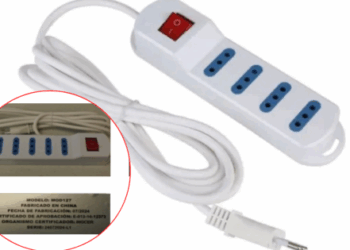 Cuidado con los alargadores defectuosos: Sernac lanza alerta por riesgo de incendios.