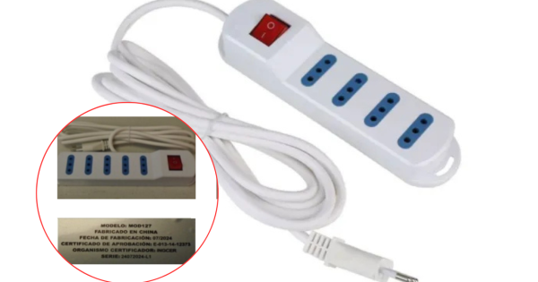 Cuidado con los alargadores defectuosos: Sernac lanza alerta por riesgo de incendios.