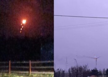 Incendio en un aerogenerador genera alarma dentro de un fundo en Los Ángeles.