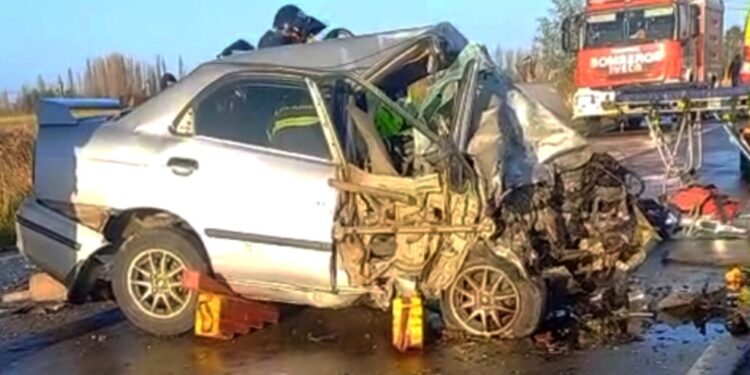 Accidente frontal provoca dos heridos graves en la ruta Los Ángeles – Antuco.