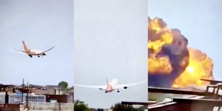 Accidente aéreo en India: Avión que transportaba 242 personas se estrelló poco después de despegar con destino a Londres.