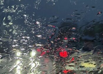 Colina bajo la lluvia: fuerte temporal está azotando la comuna con bajas temperaturas.