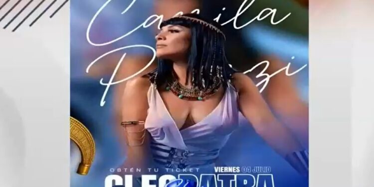 Camila Polizzi, quien interpreta a «Cleopatra», recibirá $8 millones por sus presentaciones en un club nocturno.
