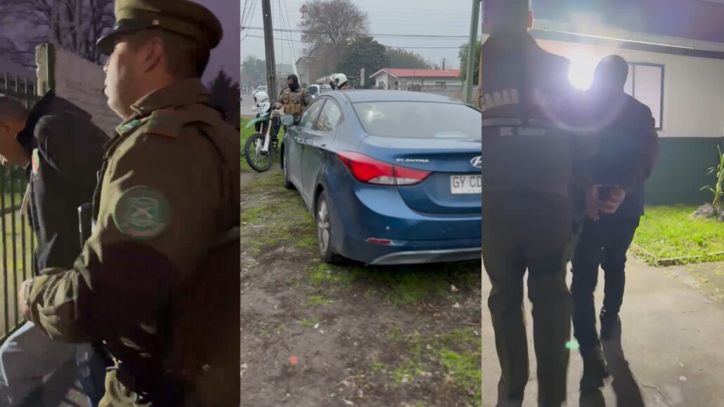 Detienen en Yumbel a banda tras un tour delictivo; mujer tenía una orden de arresto por condena.