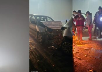 El tránsito entre Los Ángeles y Santa Bárbara sigue suspendido debido a la falta de visibilidad y un accidente.