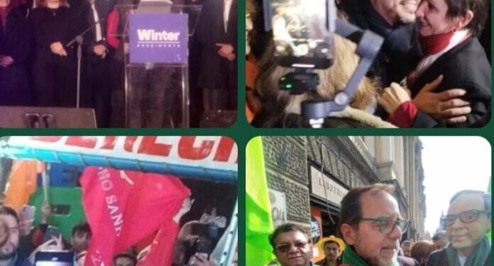 Los candidatos presidenciales del oficialismo terminan sus campañas con agendas bien apretadas.