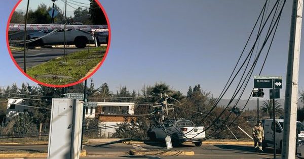Corte de luz sigue afectando a Chicureo después del accidente.