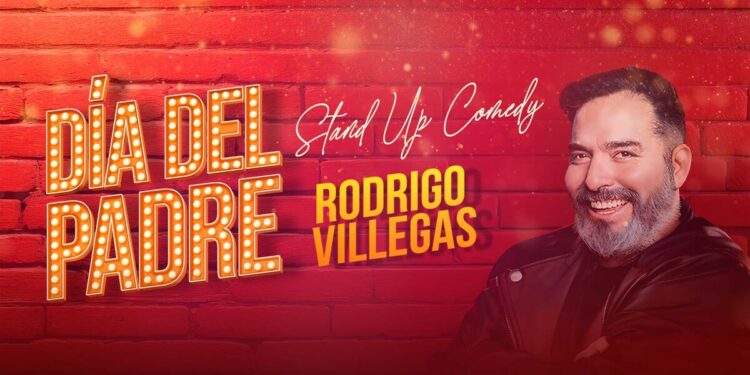 Rodrigo Villegas festeja el Día del Padre con un espectáculo de Stand Up.
