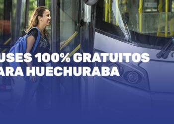 Buses de acercamiento totalmente gratis para Huechuraba.