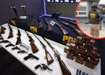 Operativos en Huechuraba y Conchalí dejan como resultado la incautación de 25 armas y más de 1.500 balas.