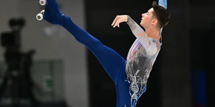 Patinador chileno en Italia: Un rendimiento inolvidable