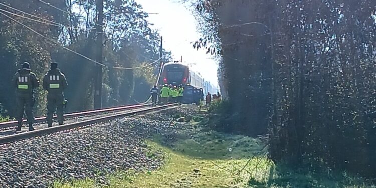 Fallece reconocido dentista tras choque entre su vehículo y un tren en la comuna de Chimbarongo.