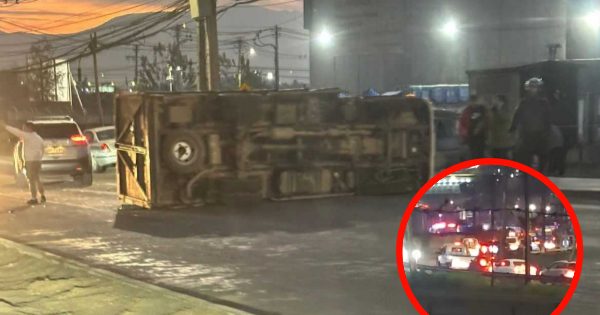 [COLINA] Accidente mortal en el sector de Las Canteras deja a una persona fallecida.